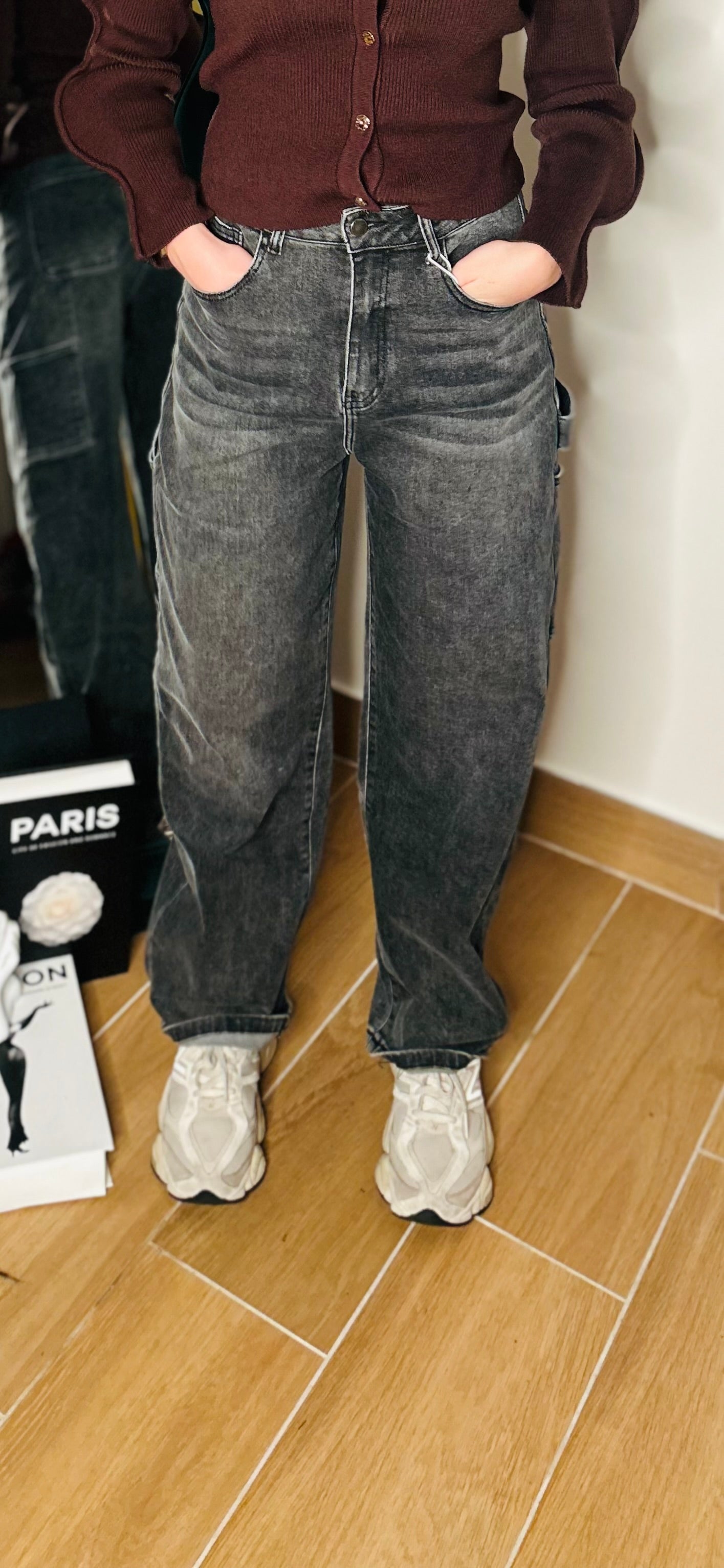 Jeans ballon neri/-40%