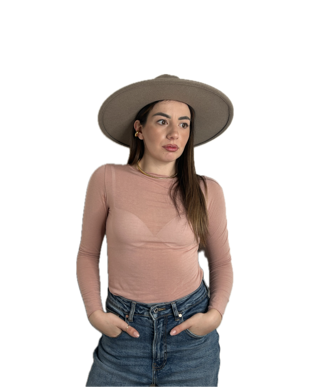 Maglia cashmere rosa