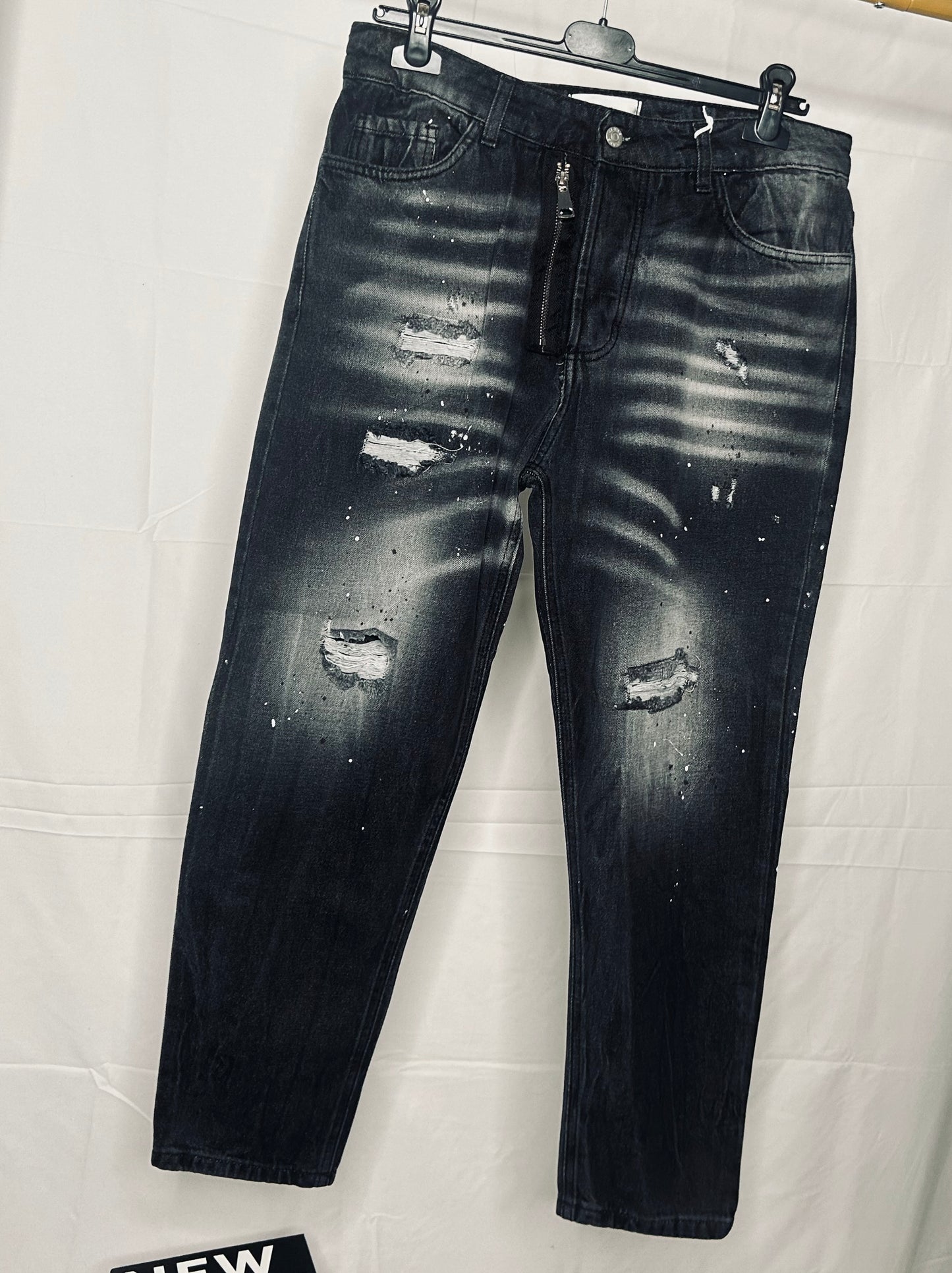 Jeans capri neri/ -40%