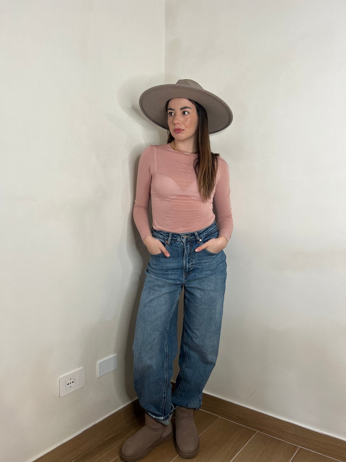 Maglia cashmere rosa