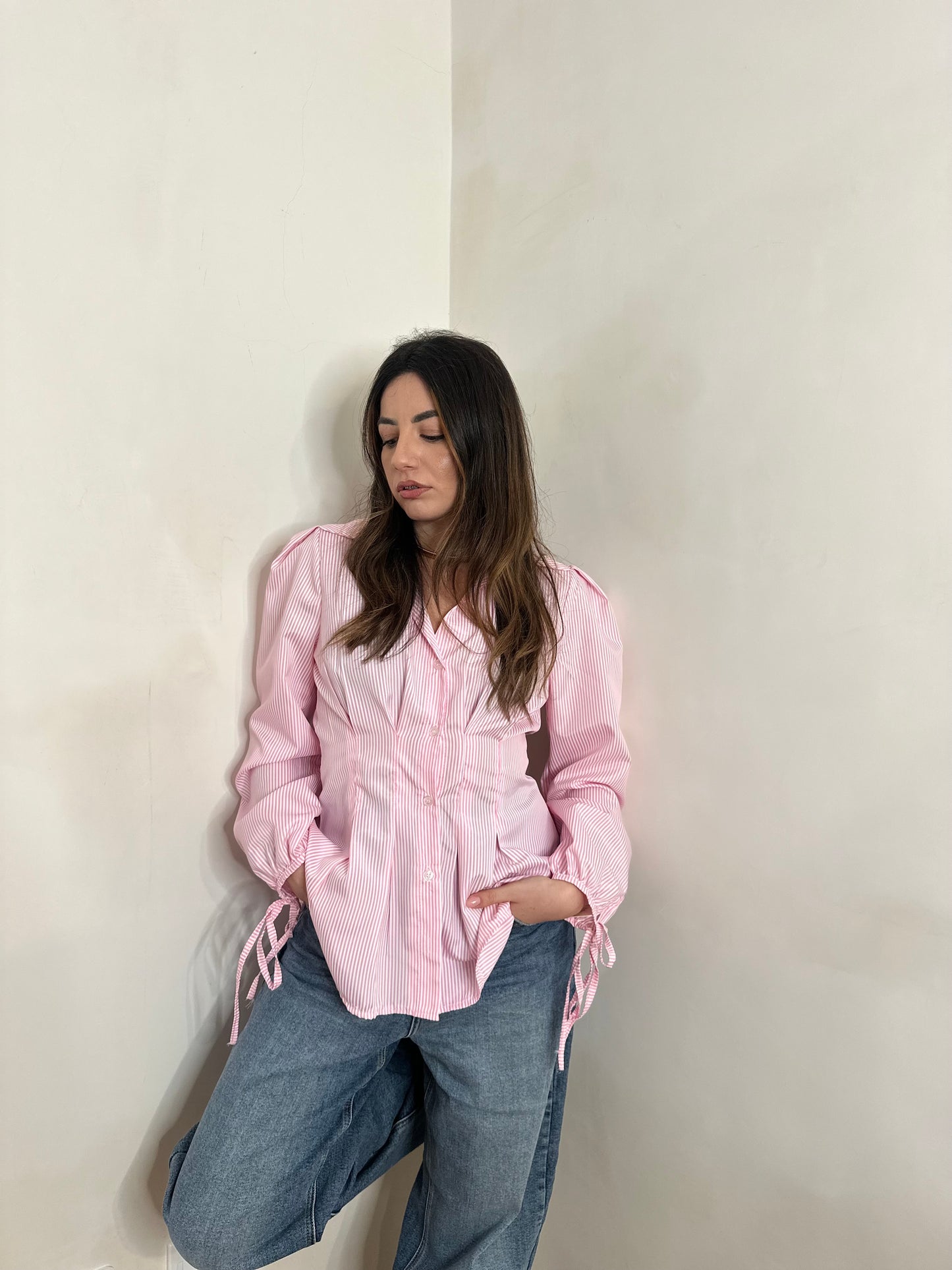 CAMICIA VERTICAL PINK