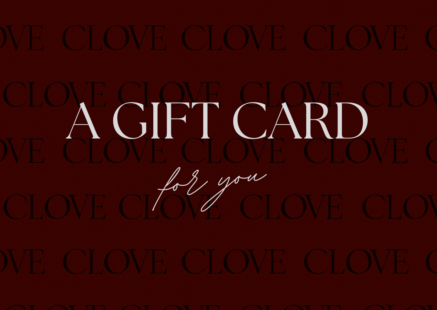 Buono regalo CLOOVE29BOUTIQUE