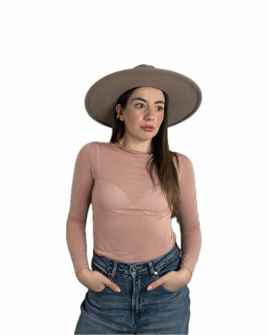 Maglia cashmere rosa