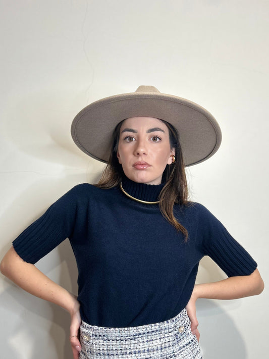 MAGLIONE AMELIÈ BLU