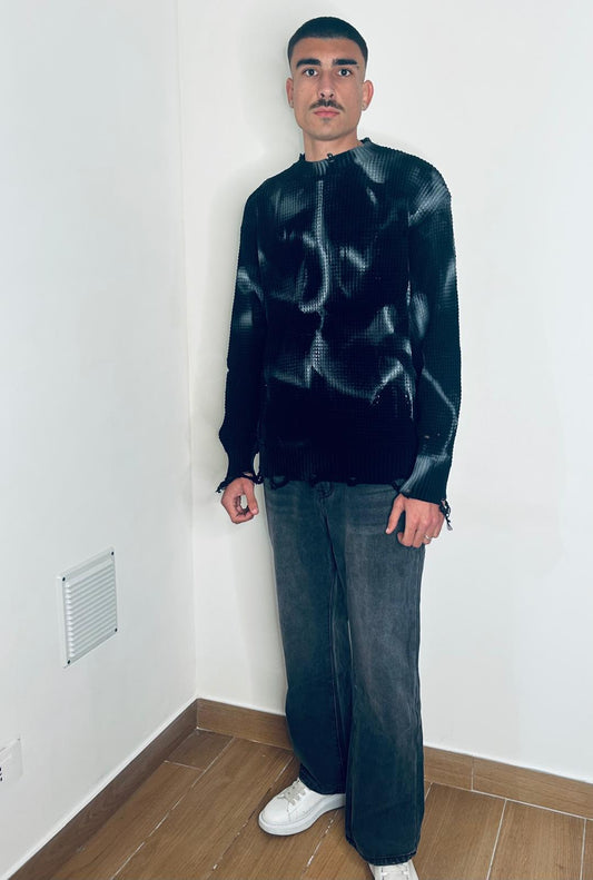 Maglione crafted nero/ -50%